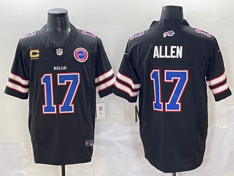 Men 2025 Buffalo Bills #17 Allen Black Nike Limited NFL Jersey style 002->buffalo bills->NFL Jersey